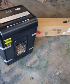 Amazon Basics 24 Sheet Cross Cut Paper, CD and Credit Card Home Office Shredder with Pullout Basket, Black 30 61yCl1ErsdL