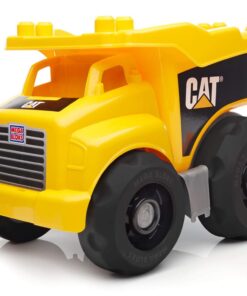 MEGA Bloks Cat Fisher-Price Toddler Blocks Building Toy, Large Dump Truck with 25 Pieces, 1 Figure, Yellow, Gift Ideas for Kids 28 61yDPnTukZL