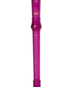 Alternative view of Canto One-Piece Translucent Soprano Recorder with Baroque Fingering Transparent Purple