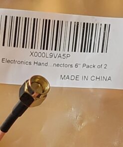 DHT Electronics Handheld Antenna Cable SMA Male to UHF SO-239 Female Connectors 6'' Pack of 2 for Amplifier 30 61yHnHGW7aL