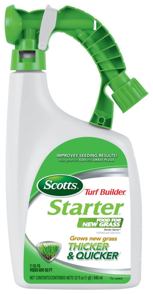 Scotts Turf Builder Starter Fertilizer for New Grass Ready-Spray, 32 fl. oz.