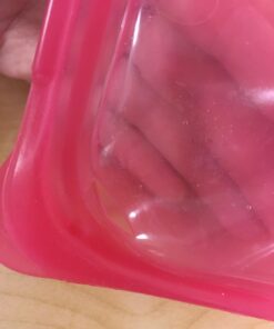 Stasher Reusable Silicone Storage Bag, Food Storage Container, Microwave and Dishwasher Safe, Leak-free, Sandwich, Clear Single 64 61yIsoLiWYL