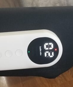 LINGTENG Leg Massager, Calf Air Compression Massager with Heat, Cordless Leg Massager for Circulation and Pain Relief, Calf Massager with 3 Intensities, Gifts for Women (Only Single) Black 51 61yJD2om4oL