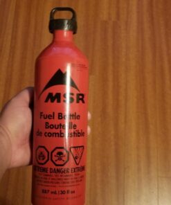 MSR for Outdoor, Remote Cooking, Liquid Fuel Bottle, 30 Ounce, Red,Aluminum 34 61yJiTYdR1L