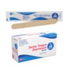 Dynarex Tongue Depressors, Sterile, 6" Senior-Sized Length, Made from Beige Birch Wood, Comes in Peel-Down Patches, 1 Box of 100 100 Count (Pack of 1) 41 61yJkN6O5 L