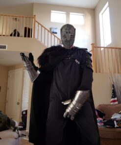 Metal Armour Hand Gloves Pair with Inviting Decor Appeal-(36302) halloween Gloves 22 61yMiGXxnL