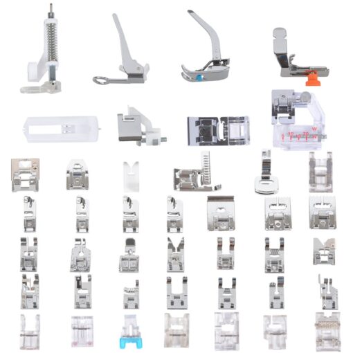 Sewing Machine Presser Feet Set 42 Pcs for Brother, Babylock, Singer, Janome, Elna, Toyota, New Home, Simplicity, Necchi, Kenmore, and Most of Low Shank Sewing Machines 42 pcs presser feet set