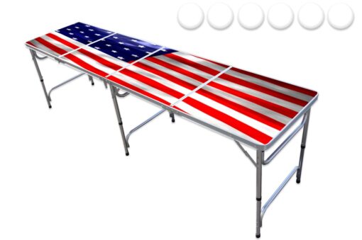 8-Foot Professional Beer Pong Table - America Edition