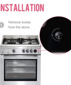 EUDEMON Clear 6pack Safety Children Kitchen Stove Gas Knob Covers (Clear) 33 61yQky2OCeL