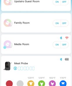 Govee Bluetooth Meat Thermometer, Wireless Meat Thermometer for Smoker Oven, Digital Grill Thermometer with 2 Probes, Timer Mode, Smart LCD Backlight BBQ Thermometer for Cooking Turkey Fish Beef 2 x Probes 66 61yQoNkk0gL