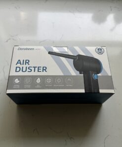 DOROBEEN Compressed Air Duster, Electric Air Duster, Cordless Air Duster, Canned Air Duster for Computer, Keyboard Cleaner, BLDC Motor - Stepless Speed - 6000mAh (Blue) AT07-B 28 61yTHjeYQAL
