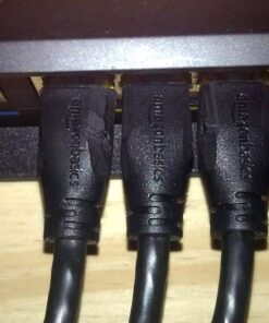 Amazon Basics RJ45 Cat 6 Ethernet Patch Cable, 1Gpbs Transfer Speed, Gold-Plated Connectors, 5 Foot - Pack of 5 5-Pack Black 18 61yUmiRpkL