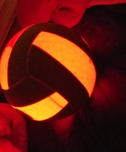 GlowCity Glow in The Dark Volleyball - Light Up Volleyballs Green/Orange 13 61yUypWOGSL