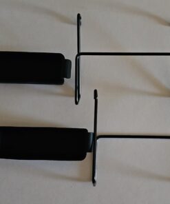 Slow Cooker Lid Holder for Cooking, Hand Free Pot Lid Organizer Fits Most Slow Cookers, Stainless Steel Pot Lid Rack with Silicone Sink Keeps Countertop No Mess (Black, 2 Pack) Black 49 61yVKHI0g6L