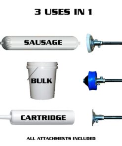 Alternative view of Caulk Gun, Bulk/Sausage Packs, Blk, 24 oz. Black
