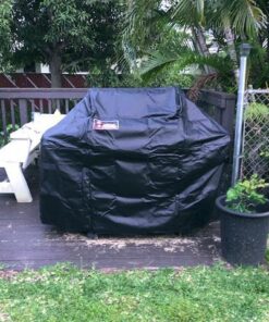 Kingkong Gas Grill Cover 7553 | 7107 Cover for Weber Genesis E and S Series Gas Grills Includes Grill Brush, Tongs and Thermometer 49 61yVZ5X3MCL