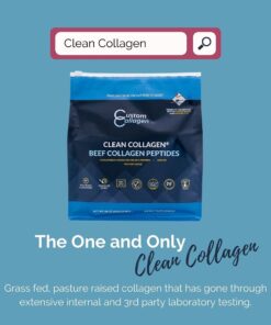 Alternative view of Collagen Peptides Powder 5lb (80oz) Pouch - Clean Collagen® - Unflavored, Grass Fed, Paleo, Non GMO, Kosher - Highly Soluble Protein 5 Pound (Pack of 1)
