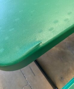 Norwood Commercial Furniture Blow- Molded Plastic Picnic Table, Green/Black, NOR-PTBM7260-6-10, 72"D x 57"W x 30"H 1-(Pack) 42 61yW0NUsRBL