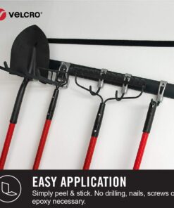 Alternative view of VELCRO Brand Industrial Strength Fasteners | Stick-On Adhesive | Professional Grade Heavy Duty Strength Holds up to 10 lbs on Smooth Surfaces | Indoor Outdoor Use | 15ft x 2in Tape, White