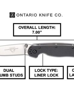 Ontario Knife OKC Rat Ii Sp-Black Folding Knife, 7Inches 31 61yZtUi6lJL