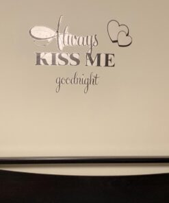 Wall Stickers,Ikevan Always Kiss Me Goodnight Wall Sticker PVC Decal Home Bedroom Living Room TV Setting Wall Sticker Romance Home Decoration 57x42cm 26 61ybfJXg4ML