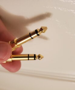 UGREEN 6.35mm 1/4 Male to 3.5mm 1/8 Female Stereo Headphone Adapter Audio Jack Plug Gold Plated for Speaker Headphone Guitar Digital Piano Amp, 2 Pack 61 61ybybJTCTL