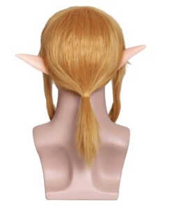 ColorGround Short Blonde Prestyled Cosplay Wig with elf ears Halloween 21 61yc9vgIPzL