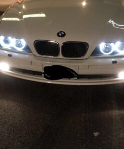 iJDMTOY (2 White LED Angel Eye Ring Marker Bulbs Compatible with BMW 5 6 7 Series X3 X5 (E39 E53 E60 E63 E64 E65 E66 E83), 7000K White 43 61yclT1CEJL