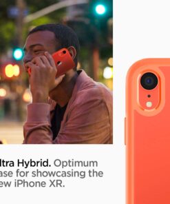 Spigen Ultra Hybrid iPhone XR Case (2018) - Coral, Polycarbonate Protection 29 61ye4sdDS9L
