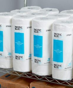 Pacific Blue Select 2-Ply Perforated Roll Paper Towels by Georgia-Pacific Pro; 100 Sheets Per Roll; 30 Rolls Per Case;white - 27300 White 30 rolls, 100 sheets per roll 11 61yeBBk9HFL