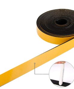 Foam Seal Tape-3 Rolls, 1/2 Inch Wide X 1/8 Inch Thick, Insulation Soundproofing Neoprene Rubber Door Weather StrippingTotal 59 Feet Long (19.7ft x 3 Rolls) 1/2in * 1/8in * 59FT 10 61yfBIN0u3S 1