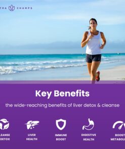 Liver Cleanse Detox & Repair Formula | 20+ Herbs: Milk Thistle Extract with Silymarin, Artichoke, Dandelion, Chicory Root Powder & More! | Premium Liver Support Pills Supplement, 60 Capsules 17 61yfNgbL0wS