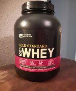 Optimum Nutrition Gold Standard 100% Whey Protein Powder, Double Rich Chocolate, 5 Pound (Packaging May Vary) 5 Pound (Pack of 1) 39 61ylabZuVPL
