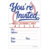 Baseball Party Invitations (20 Count) With Envelopes 11 61ynEmqSVuL