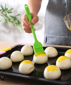 SILCONY 8.4" Silicone Basting Pastry Brush - Perfect for Oil Butter Spread, Marinades, Baste, BBQ, Grill, Cooking - BPA Free, Food Grade Material, Dishwasher Safe (3, 8.4 Inches) 3 18 61ynUo2tqPL