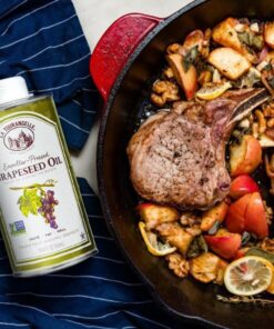La Tourangelle, Expeller-Pressed Grapeseed Oil, High Heat Neutral Cooking Oil, Cast Iron Seasoning, Also Great for Skin, Hair, and DIY Beauty Recipes, 16.9 fl oz 30 61yqiSsoQCL 1
