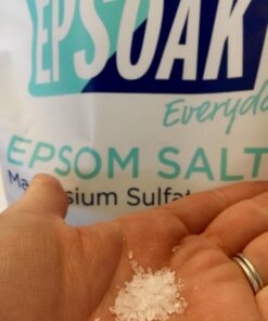 Epsoak USP Epsom Salt - 10 lb. Bulk Bag Magnesium Sulfate USP Unscented, Made in The USA, Cruelty-Free Certified 16 61ys098SXaL