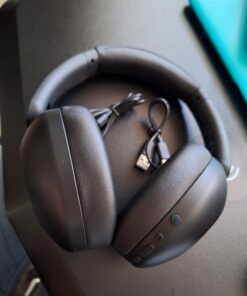 Pointcinco Active Noise Canceling Headphones, Over Ear Headphones with Mic, 60 Hours Play Time On Ear Bluetooth Headphones with Deep Bass, Foldable Headphones with HiFi Audio for Music P1 87 61ywJzgYj1L