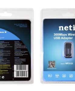 Netis WF2123 300 Mbps High-Speed Wireless N300 Mini USB Adapter for Windows, Mac OS, Linux | 2T2R MIMO Technology with 2.4GHz Range, 300 Mbps Nano 9 61yyBWdevL
