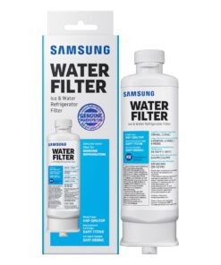 SAMSUNG Genuine Filter for Refrigerator Water and Ice, Carbon Block Filtration, Reduces 99% of Harmful Contaminants for Clean, Clear Drinking Water, 6-Month Life, HAF-QIN/EXP, 1 Pack Filters 30 61z SxLYdvL