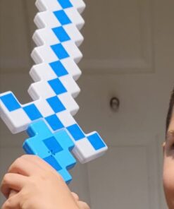 Fun Central LED Light Up Pixel 8-Bit Toy Sword for Kids 13 61z0muuMq0L