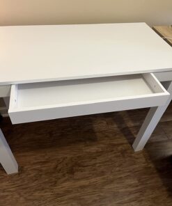 Ameriwood Home Desk Parsons, White 48 61z13LGlAkL