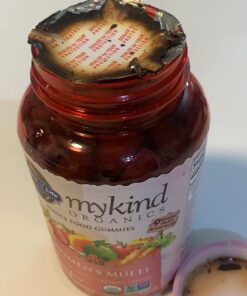 Garden of Life mykind Organics Women's Gummy Vitamins - Berry - Certified Organic, Non-GMO, Vegan, Kosher Complete Multi - Methyl B12, C & D3 - Gluten, Soy & Dairy Free, 120 Real Fruit Gummies 44 61z27opWzGL 1