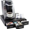 Amazon Basics Coffee Pod Storage Drawer for K-Cup Pods, 36 Pod Capacity, Black 39 61z2Dwj2mpL