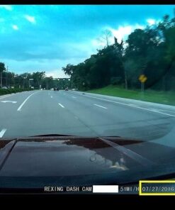 Rexing V1P 4K Car Dash Cam 2.4" LCD 2160p Front + 1080p Rear Wi-Fi 170° Wide Angle Dual Channel with Rear Cam, G-Sensor, WDR, Loop Recording Mobile App Supercapacitor Camera Recorder 35 61z2Oj4RthL