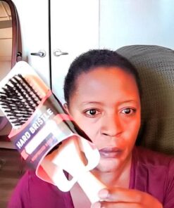 Annie Hard Wave Boar & Nylon Bristle Brush Light Brown 1 Count (Pack of 1) 5 61z2SkaoMDL