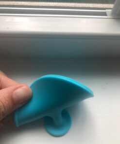 Frida Baby DermaFrida The SkinSoother Baby Bath Silicone Brush| Baby Essential for Dry Skin, Cradle Cap and Eczema (2 Pack) Blue 2 pack 31 61z2eeJ0RvL