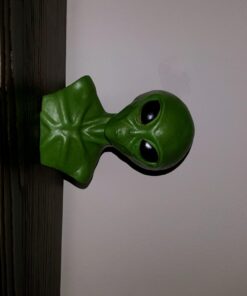 YTC Bright Green Extraterrestrial Alien Head Bust Figurine Display 14 61z3bZ5ML