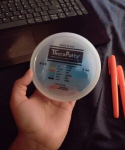 CanDo TheraPutty Standard 4oz Blue Firm Hand Exercise Putty For Rehabilitation, Exercises, Hand Therapy, Strengthening, Motor Skills, Stress Relief 4-ounce 17 61z3y6IyxZL