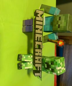 Minecraft Papercraft Hostile Mobs Set, Over 30 Piece 29 61z4mk22rLL